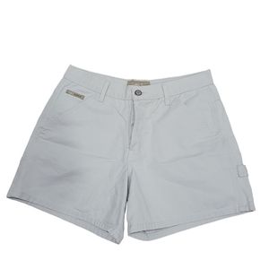 Vintage Lei Surplus Cream‎ Button Fly Denim Cargo Shorts